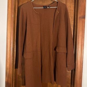 Rafaella Chocolate Brown Knit Top